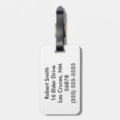 荷物パーソナライズされたタグサンライズ通路P ラゲッジタグ (裏面縦)