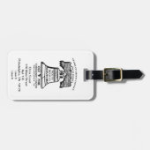 荷物パーソナライズされたタグスタイルB- 176 ラゲッジタグ (正面横)