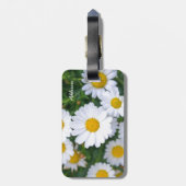 荷物パーソナライズされたタグ付きデイジー ラゲッジタグ (裏面縦)