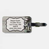 荷物パーソナライズされたタグ綿花の果実の納屋 ラゲッジタグ (裏面横)