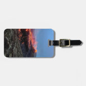 荷物パーソナライズされたタグ – アイスランド火山 ラゲッジタグ (正面横)