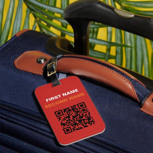 荷物パーソナライズされたタグ ラゲッジタグ (正面インサイチュ1)