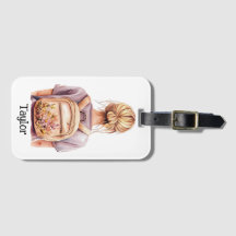 荷物パーソナライズされたタグ – Blonde Woman