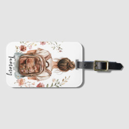 荷物パーソナライズされたタグ – Brunette Woman ラゲッジタグ