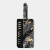 荷物パーソナライズされたラベル ラゲッジタグ (裏面縦)