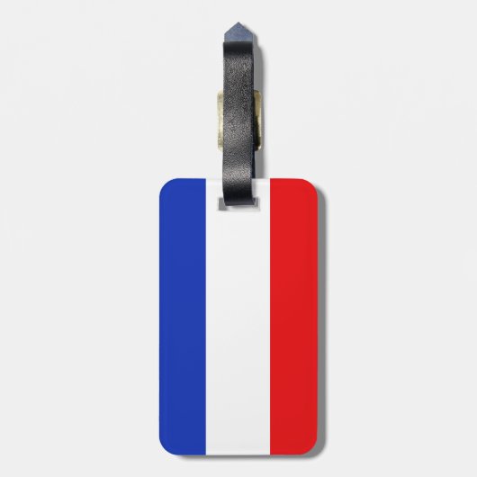 荷物フランスのタグにフラグを設定 ラゲッジタグ (裏面縦)