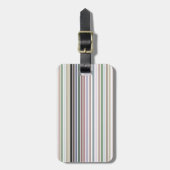荷物モダンタグ付きストライプ商品 ラゲッジタグ (正面縦)