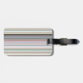 荷物モダンタグ付きストライプ商品 ラゲッジタグ (裏面横)