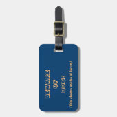 荷物ユーモアのあるタグ/カスタマイズ可能/犬に注意！ ラゲッジタグ (正面縦)