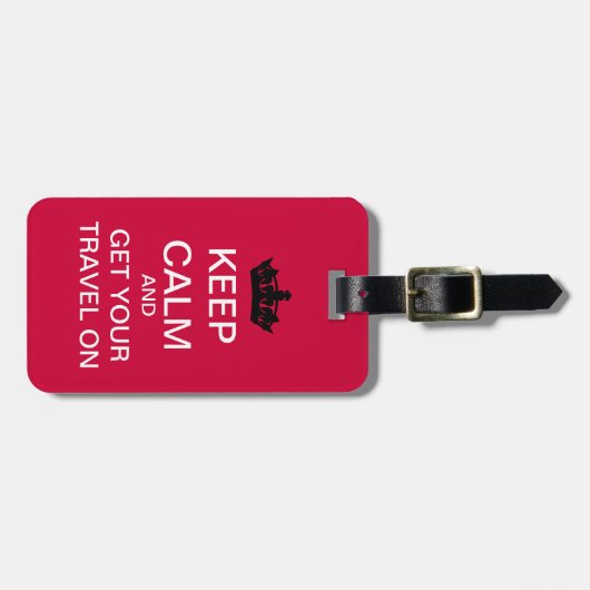 荷物保のタグで穏やかで旅行 ラゲッジタグ (正面横)