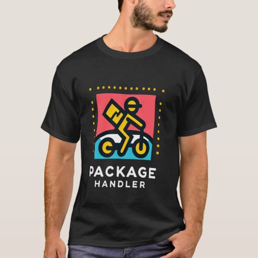 荷物処理員 宅配便ライダー ------ Tシャツ (正面)
