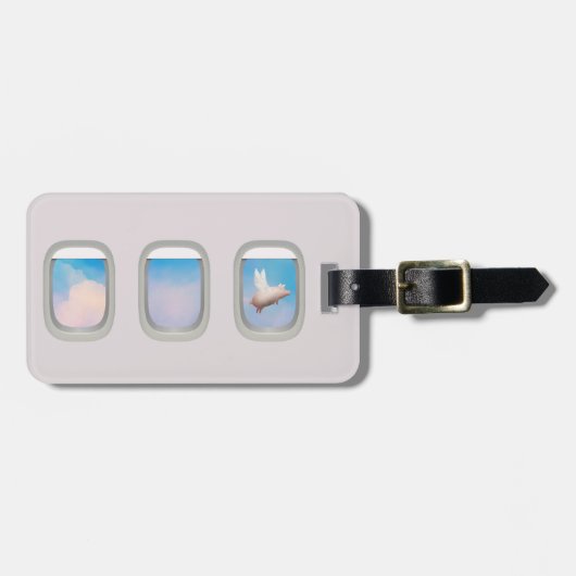 荷物飛んでいるタグ ラゲッジタグ (正面横)