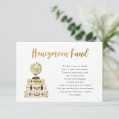 荷物+グローブハネムーンファンエンクロージャカード 招待状 (スタンド正面)