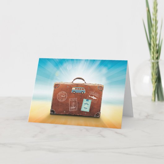 荷物…満員で出発の準備ができていた カード (正面)