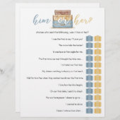 荷物HimまたはHer //ブライダルシャワーゲーム (正面/裏面)