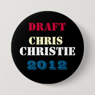 荷車を引くなクリスCHRISTIE 2012の円形のキャンペーンボタン 缶バッジ
