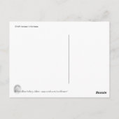 荷車を引く馬葉書 ポストカード (裏面)