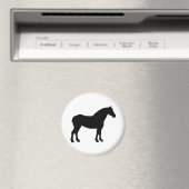 荷車を引く馬(黒) マグネット (インサイチュ (食洗機))