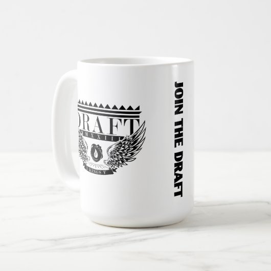 (荷車を引く2023)コーヒーマグ コーヒーマグカップ (正面左)