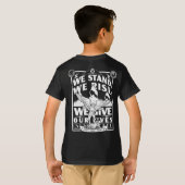 (荷車を引く2023)ユースシャツ Tシャツ (裏面フル)