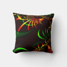 荷車を引く；緑の葉色と黄色の炎の色の曲線