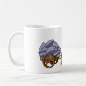 荷車を引っ張るドニー コーヒーマグカップ (左)