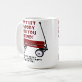 荷車を押すマグ コーヒーマグカップ (正面左)