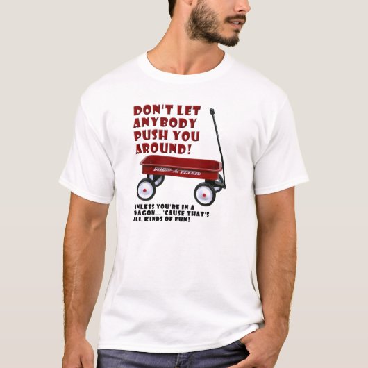 荷車を押すTシャツ Tシャツ (正面)