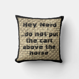 荷車を馬の上に置くな クッション