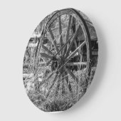 荷馬車の車輪の時計 ラージ壁時計 (傾斜)