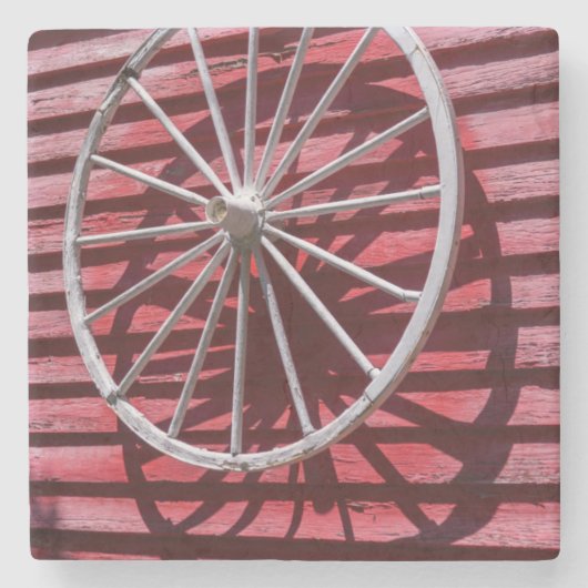 荷馬車の車輪 ストーンコースター (正面)