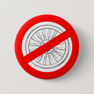 "荷馬車の車輪"ボタンを遊ぶことを止めて下さい 缶バッジ