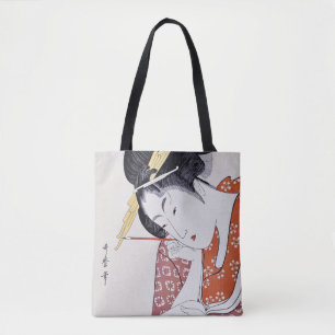 荻屋の花扇喜多川歌麿 浮世絵 トートバッグ