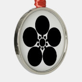 菅家梅鉢 メタルオーナメント (右)