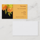 "菊およびGoldenrods"の名刺 名刺 (正面/裏面)