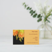 "菊およびGoldenrods"の名刺 名刺 (スタンド正面)