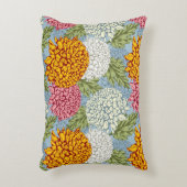 菊が付いている優秀なパターン アクセントクッション (正面(垂直))