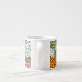 菊が付いている優秀なパターン エスプレッソカップ (裏面)