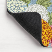 菊が付いている優秀なパターン マウスパッド (コーナー)