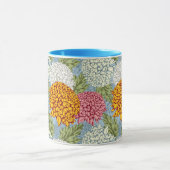 菊が付いている優秀なパターン マグカップ (中央)