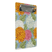 菊が付いている優秀なパターン ミニクリップボード (アングル)