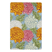 菊が付いている優秀なパターン ミニクリップボード (裏面)