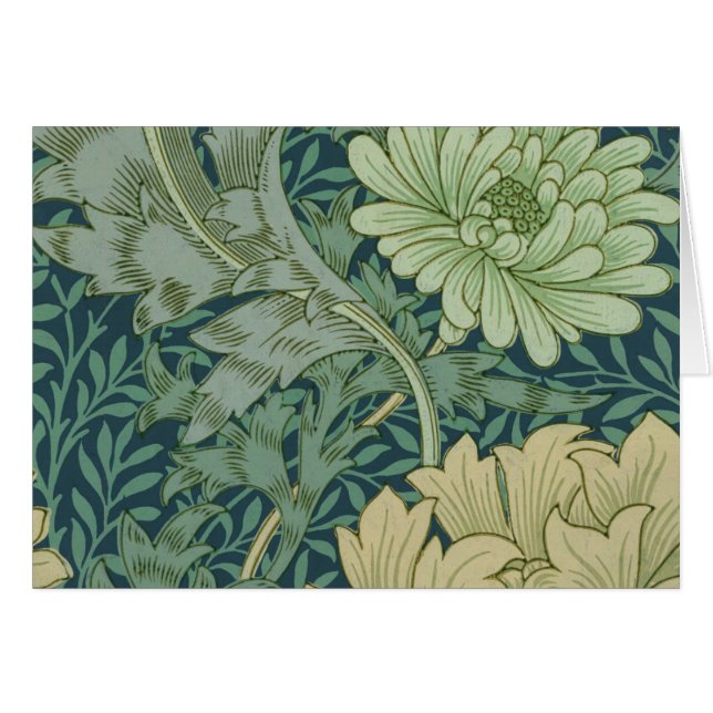 菊が付いている壁紙パターンサンプル (正面横)