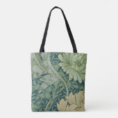 菊が付いている壁紙パターンサンプル トートバッグ (裏面)