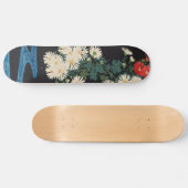 菊に流水,古邨菊と小川，小村，浮世絵 スケートボード (横)
