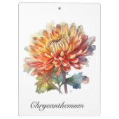 菊のカスタマイズ クリップボード (裏面)