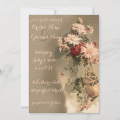 菊のボトル結婚式招待状 招待状 (正面)