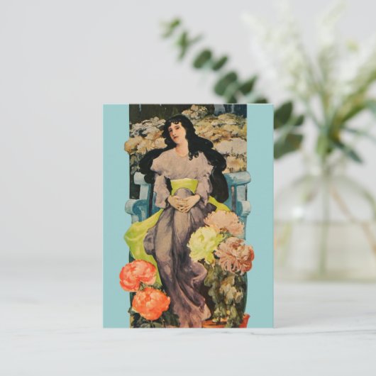 菊の中で ポストカード (スタンド正面)