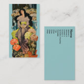 菊の中で 名刺 (正面/裏面)