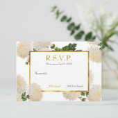 菊の応答カード 出欠カード (スタンド正面)